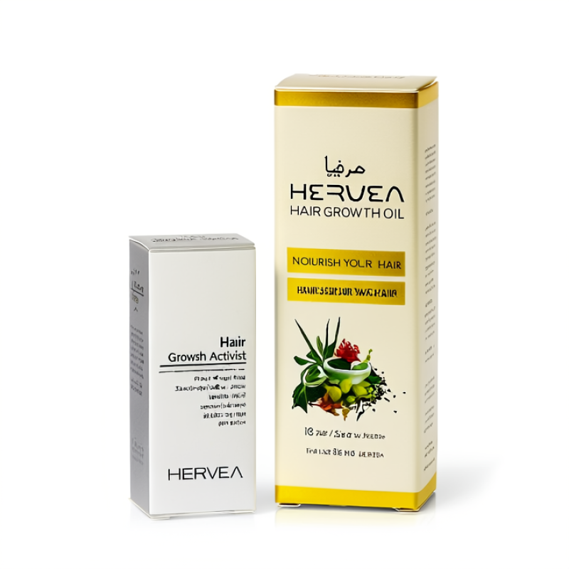 HERVEA HAIR OIL AND SERUM